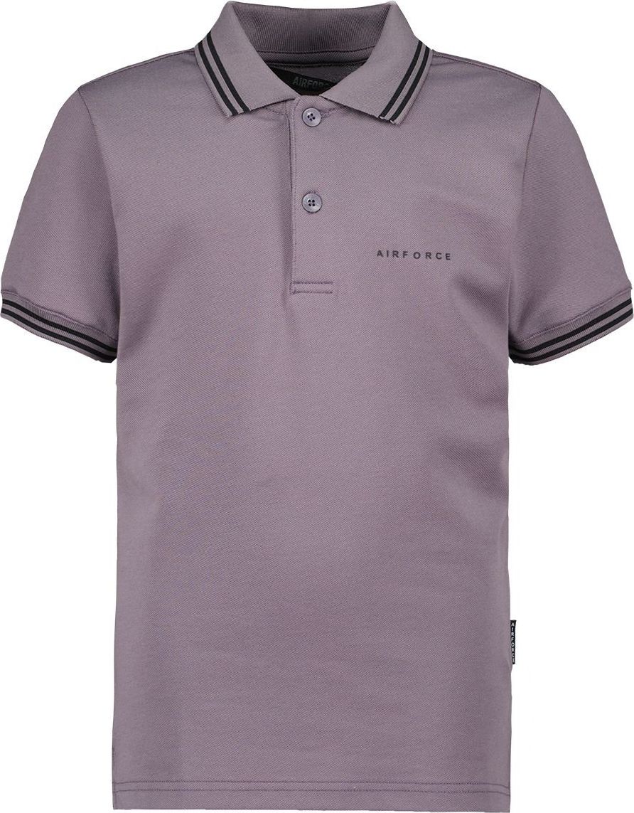 Airforce Polo Double Stripe Paars