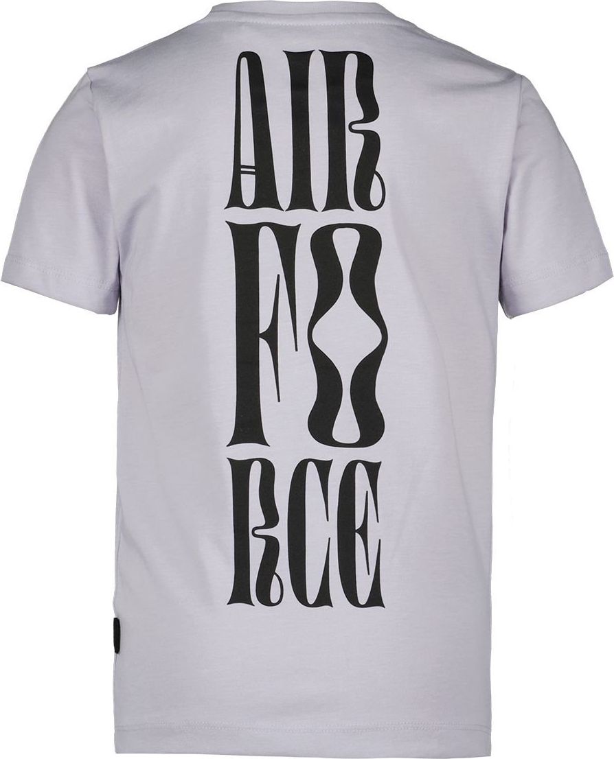 Airforce T-shirt Swirl Logo Paars