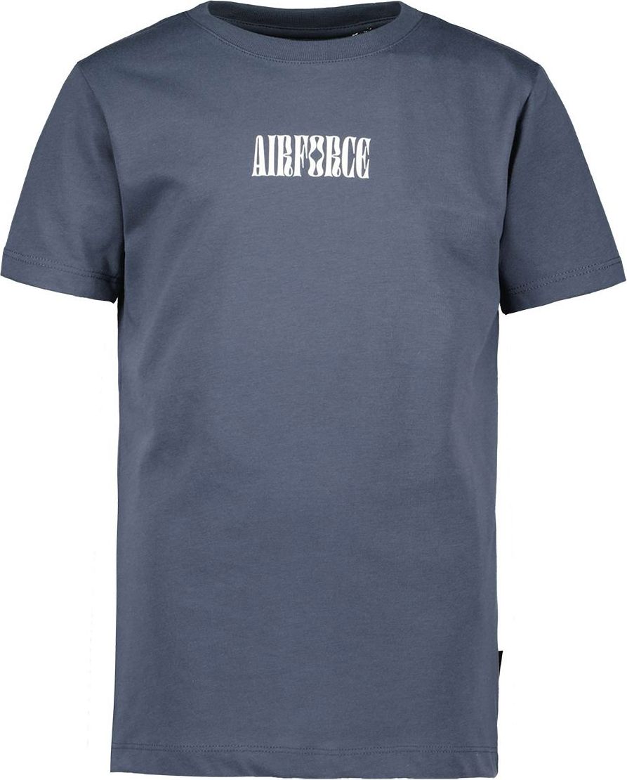 Airforce T-shirt Swirl Logo Blauw