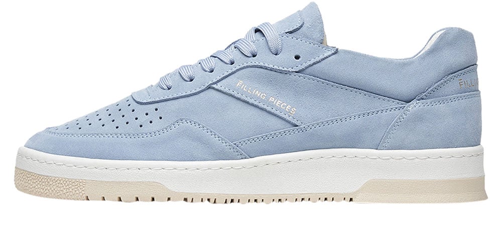 Filling Pieces Ace Suede Sky Blue Blauw