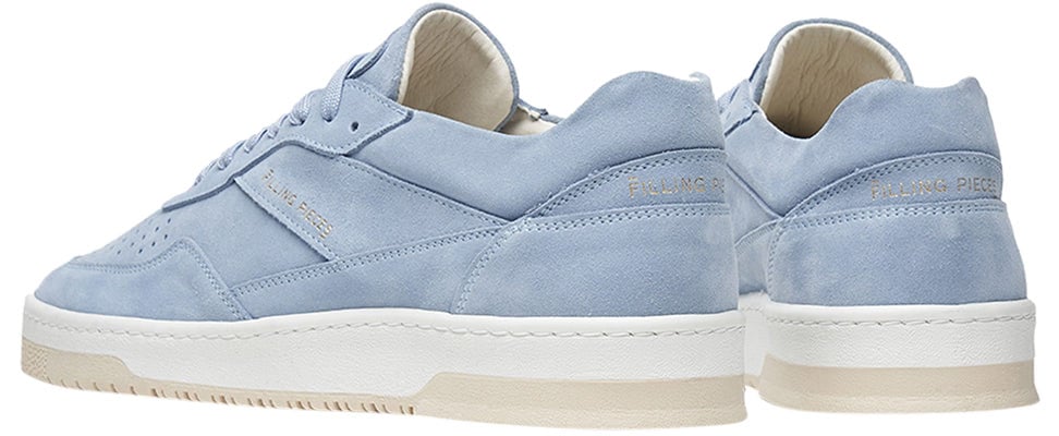 Filling Pieces Ace Suede Sky Blue Blauw