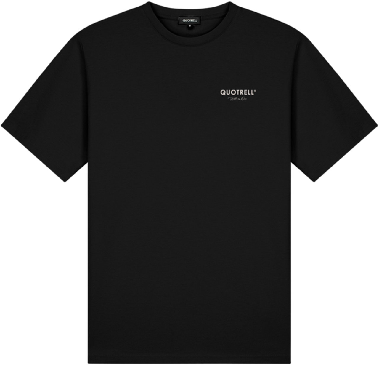 Quotrell Jaipur T-shirt | Black/beige Zwart