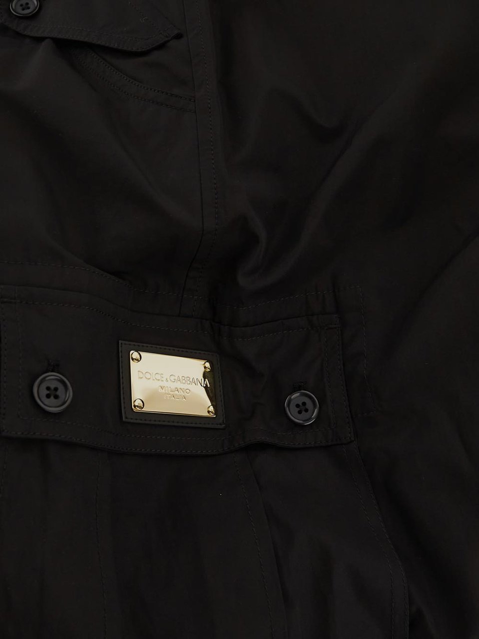 Dolce & Gabbana Cotton Cargo Trousers Zwart