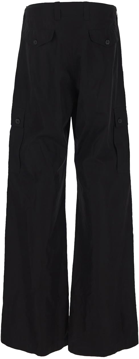 Dolce & Gabbana Cotton Cargo Trousers Zwart