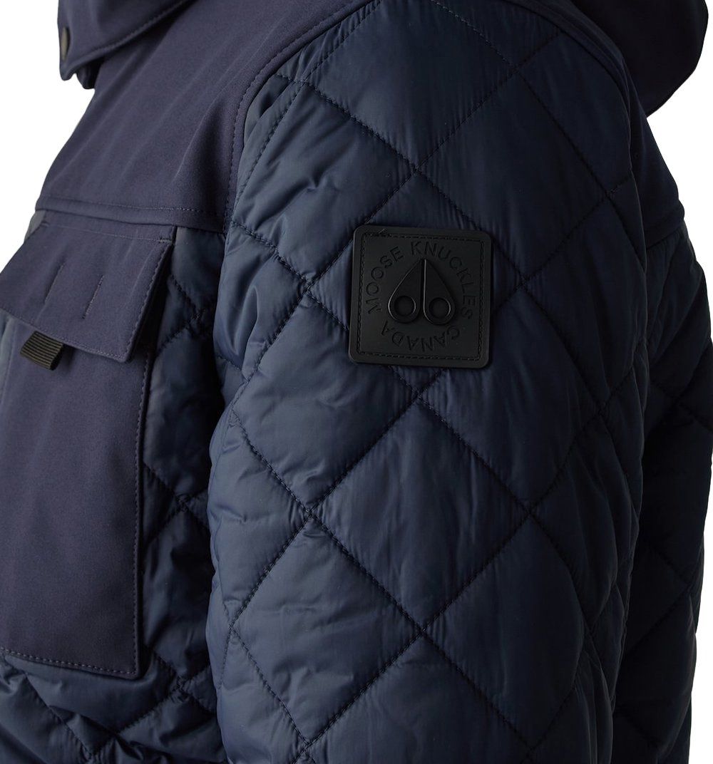 Moose Knuckles Out Bank Padded Jacket Blauw