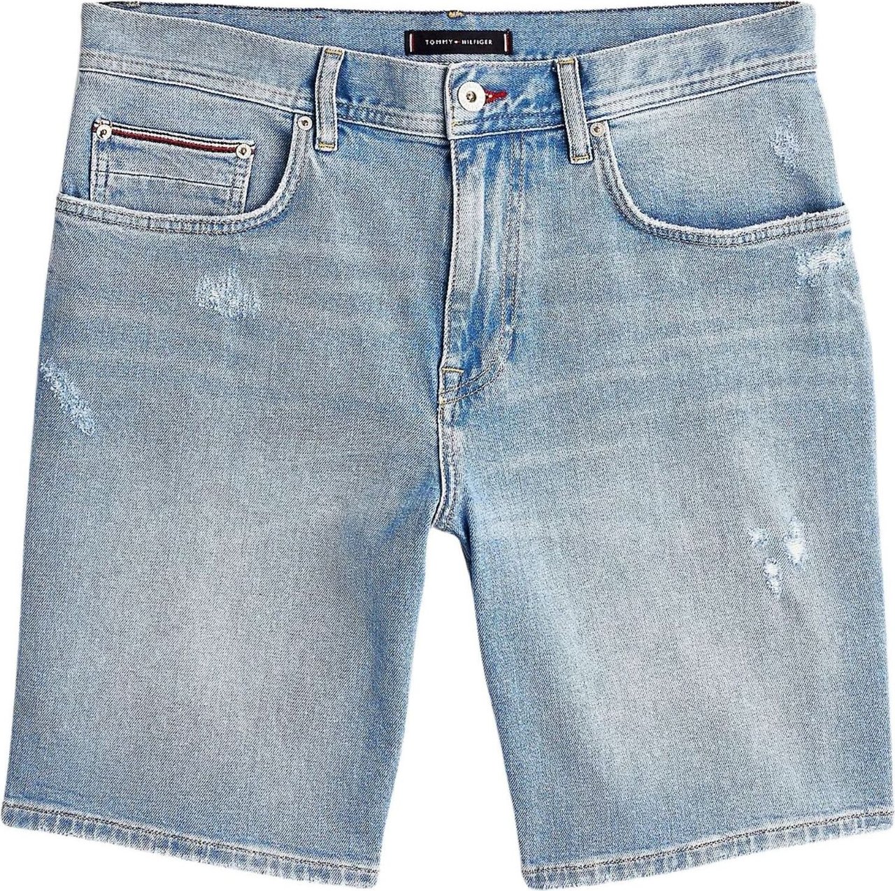 Tommy Hilfiger Bermuda Uomo Denim Jeans Blauw
