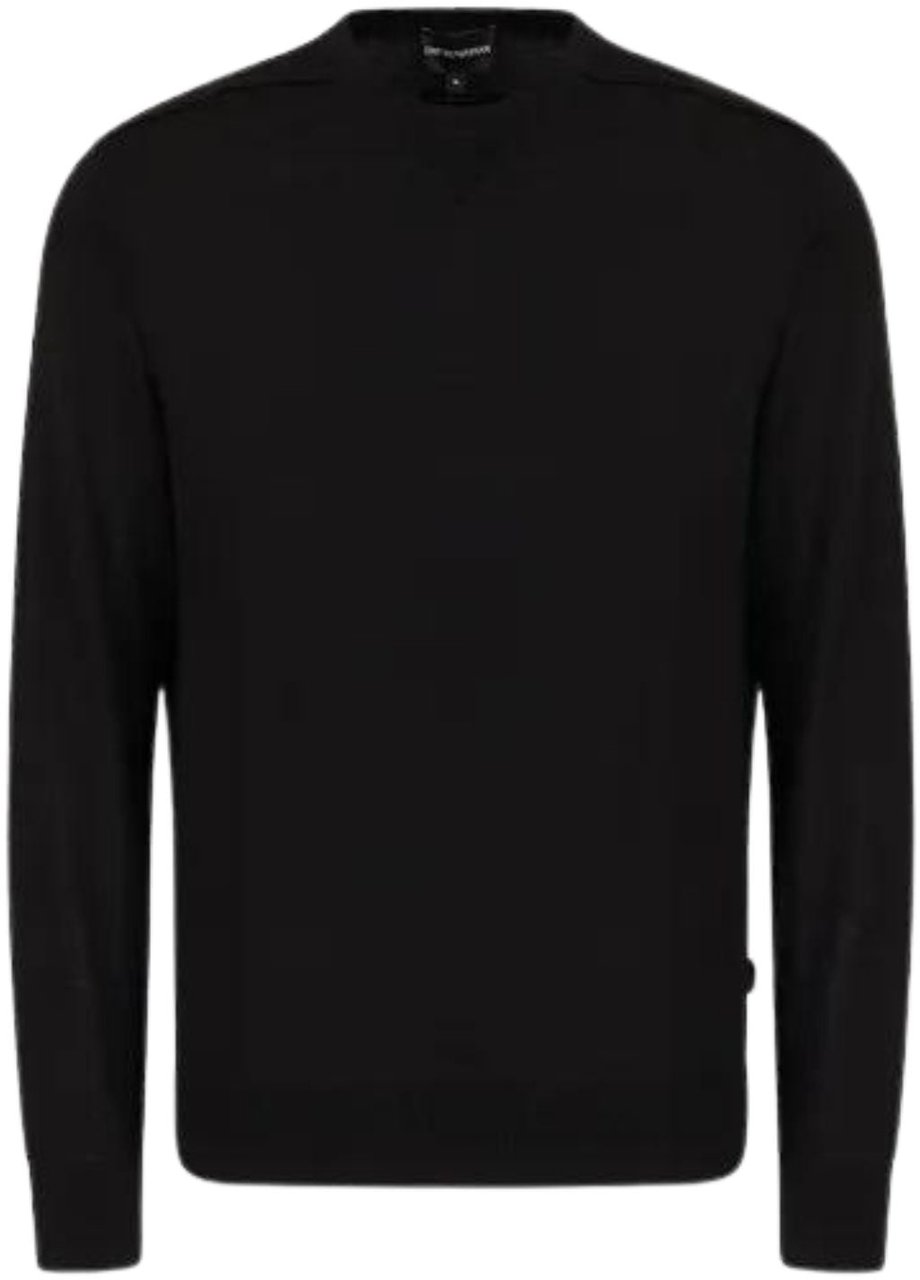 Emporio Armani Sweaters Black Zwart