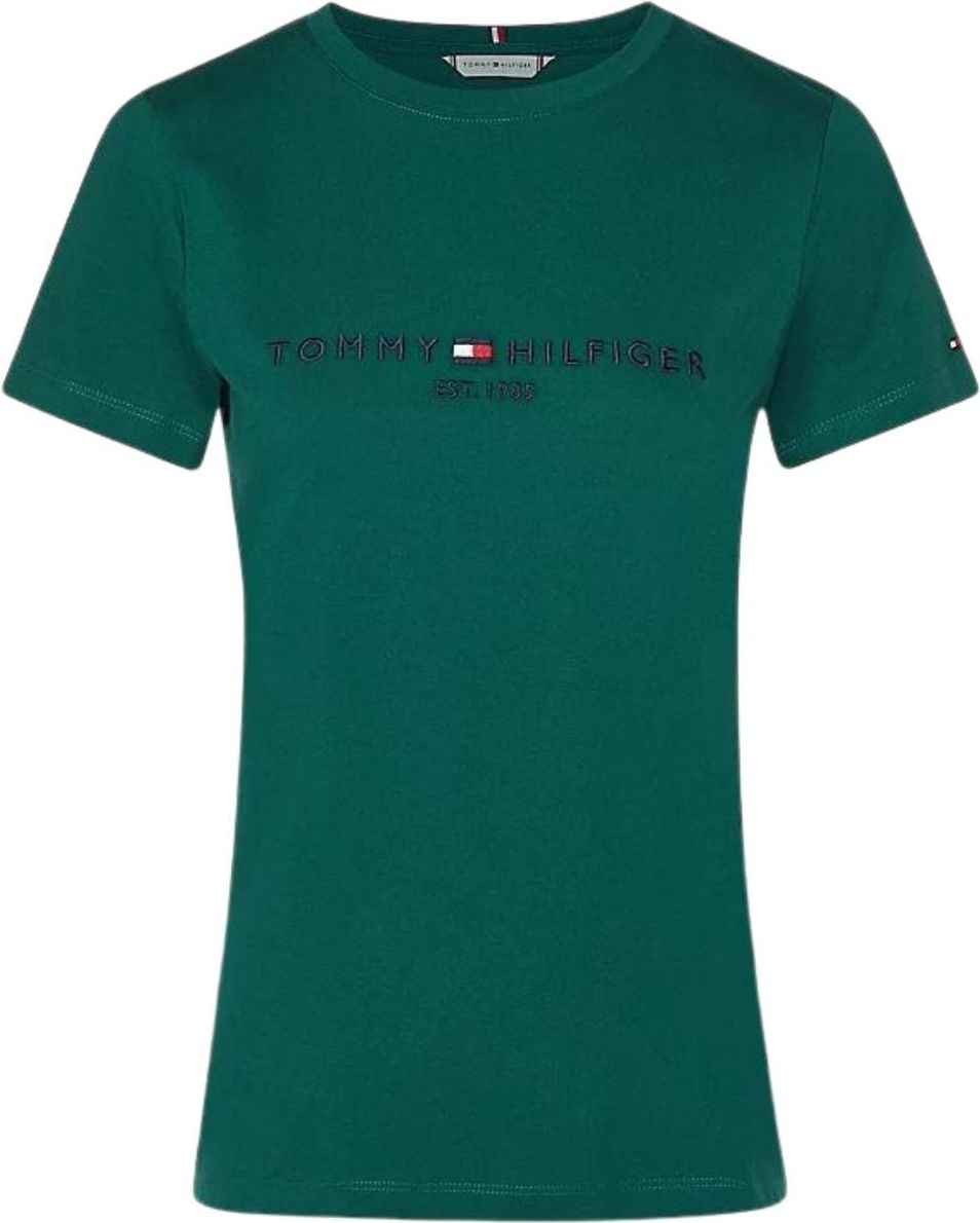 TOMMY HILFIGER - T-shirt donna basic con logo 