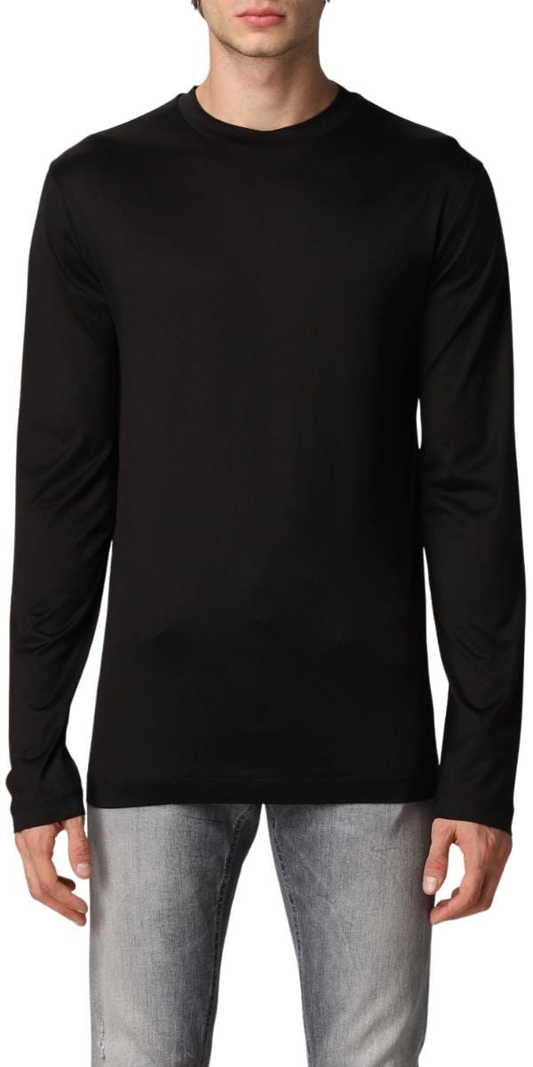 Emporio Armani T-Shirts And Polos Black Zwart