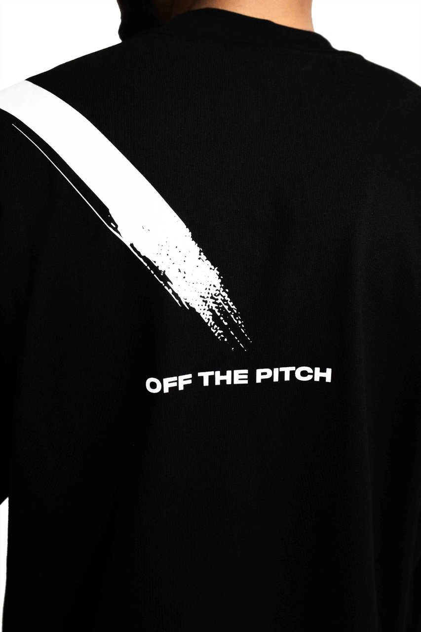OFF THE PITCH Direction Oversized T-Shirt Unisex Zwart Zwart