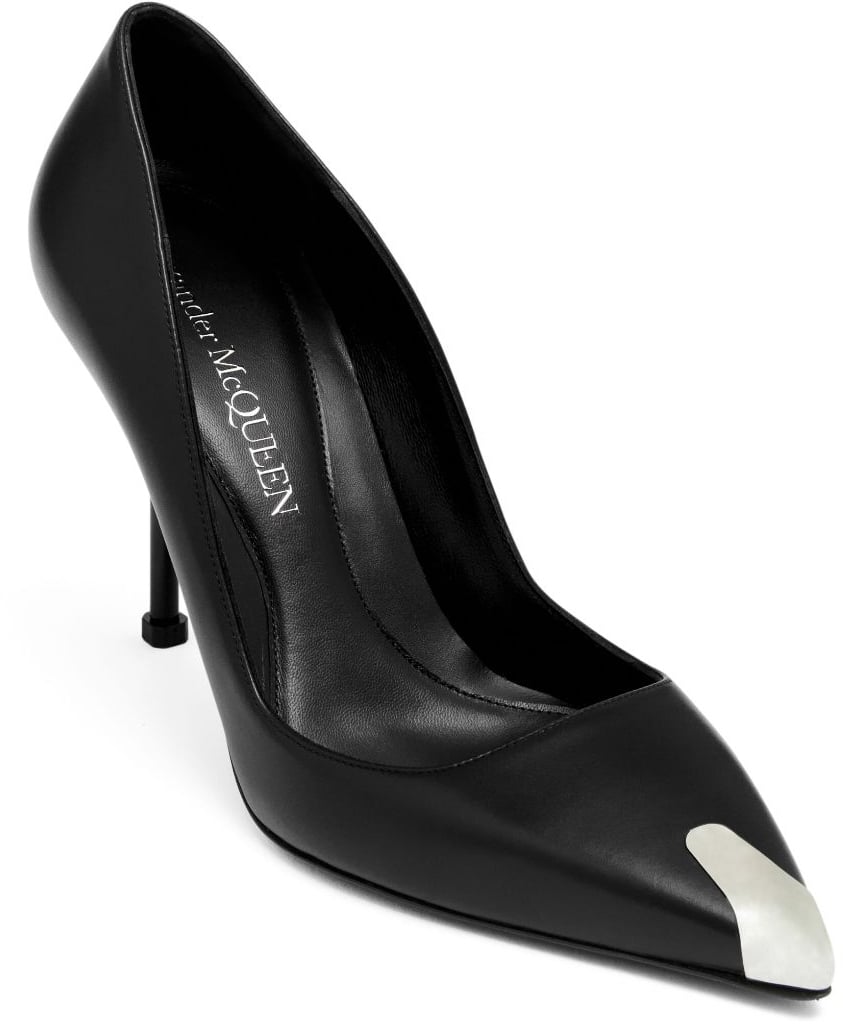 Alexander McQueen With Heel Black Zwart
