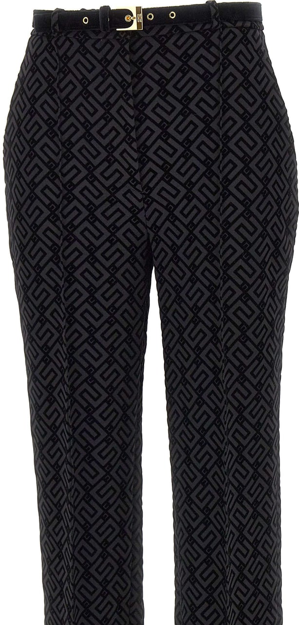 Elisabetta Franchi Trousers Black Zwart