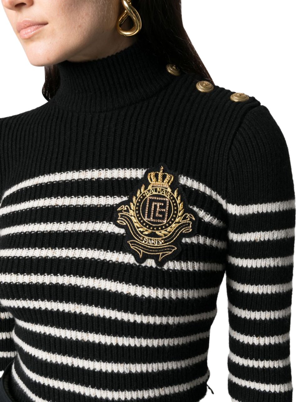 Balmain Sweaters Black Zwart