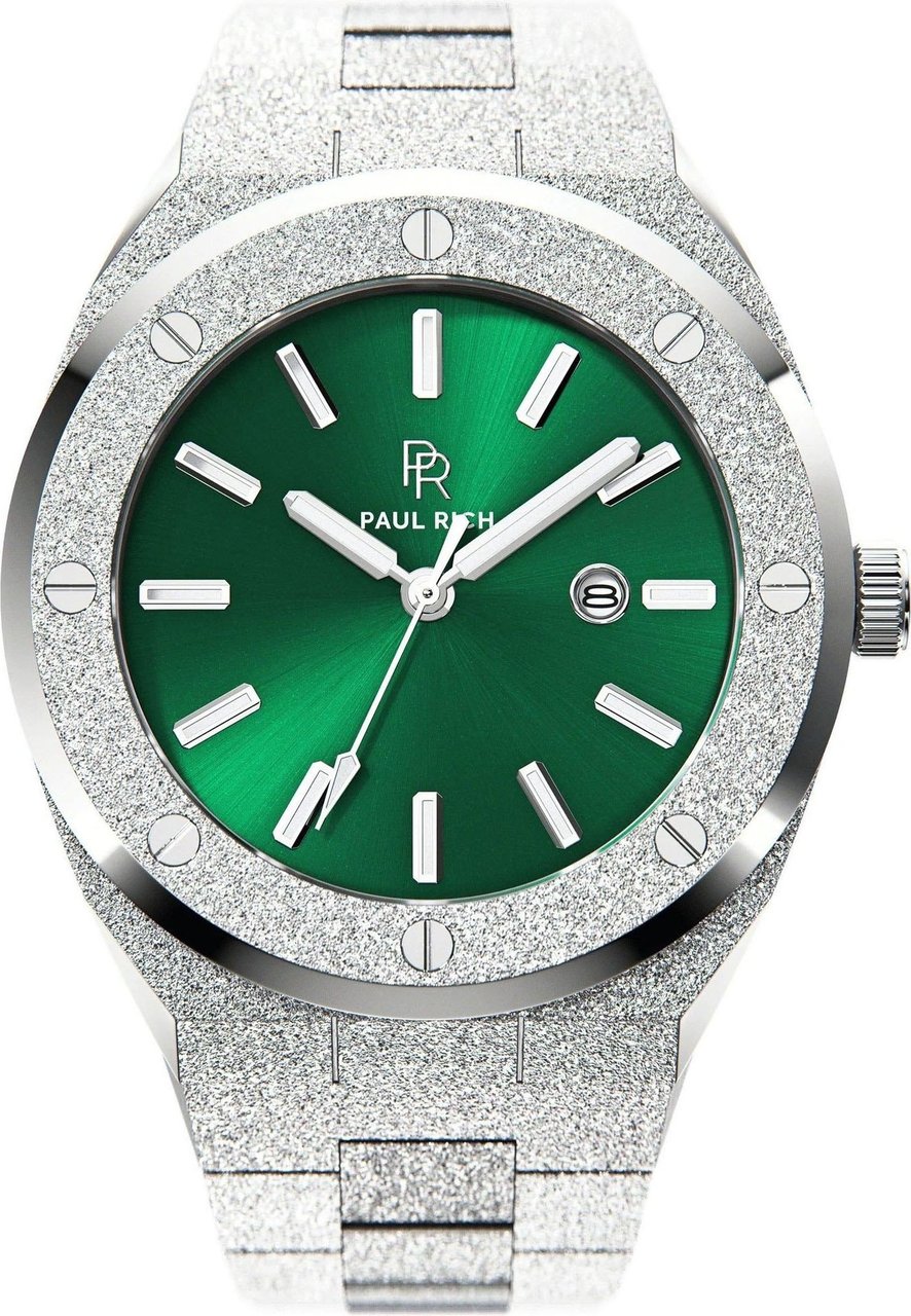 Paul Rich Frosted Signature FSIG03 Emperor's Emerald horloge Groen