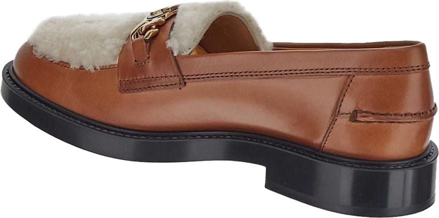 Tod's Fur Loafers Bruin