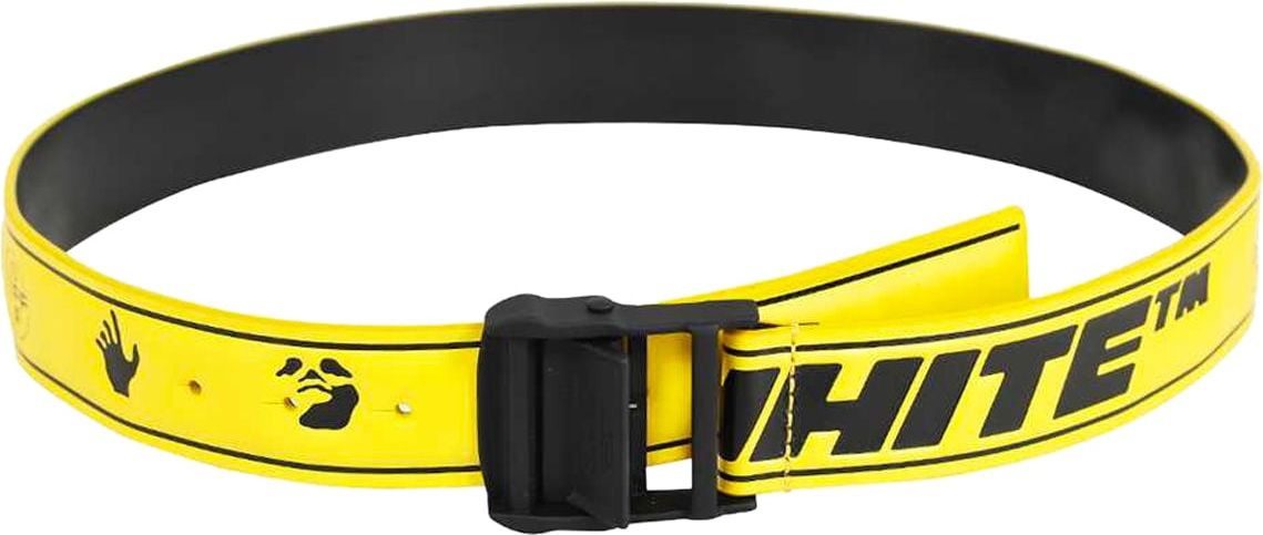 OFF-WHITE Off-White Leather Belt Geel