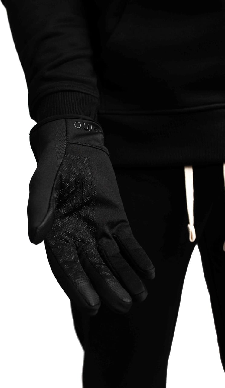 24 Uomo Handschoenen Heren Zwart Zwart