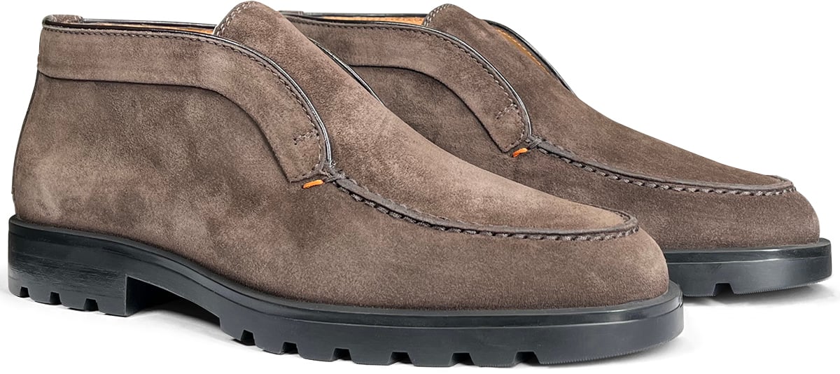 Santoni Instapschoen Bruin Bruin