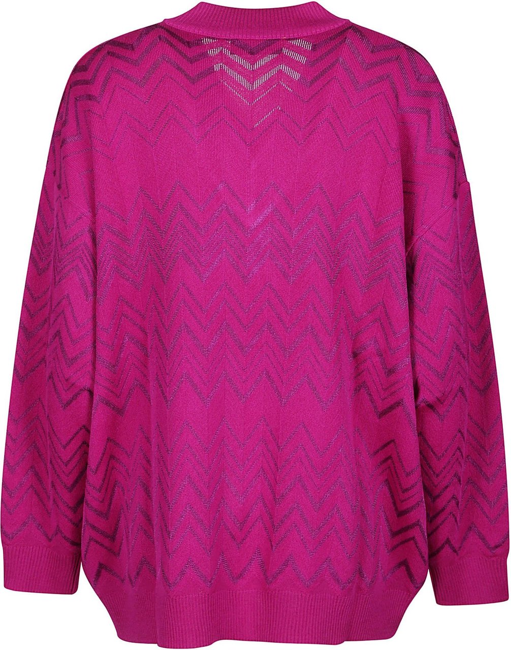 Missoni V-neck Sweater Pink & Purple Roze
