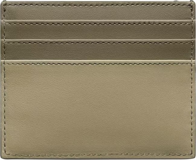 Dior Dior Leather Card Holder Groen