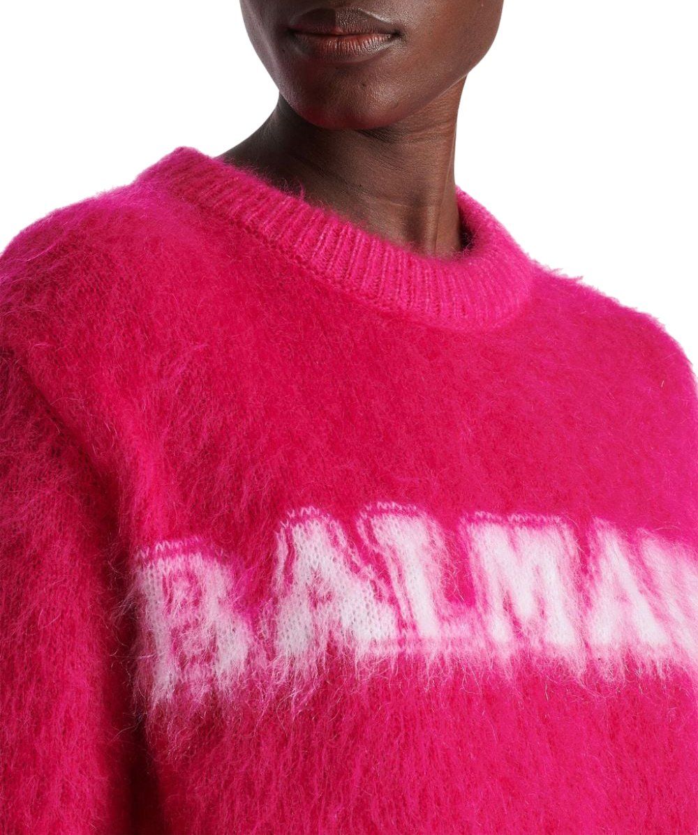 Balmain Sweaters Fuchsia Pink Roze