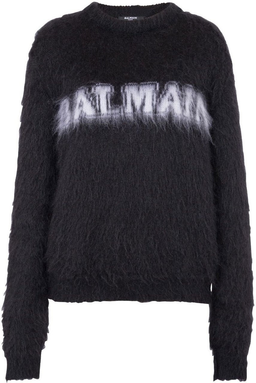 Balmain Balmain Logo Pullover Zwart
