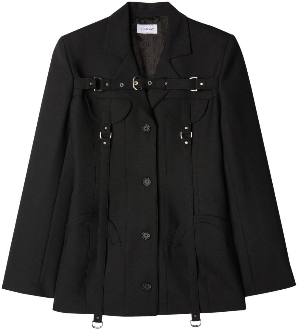 OFF-WHITE Off White Jackets Black Zwart