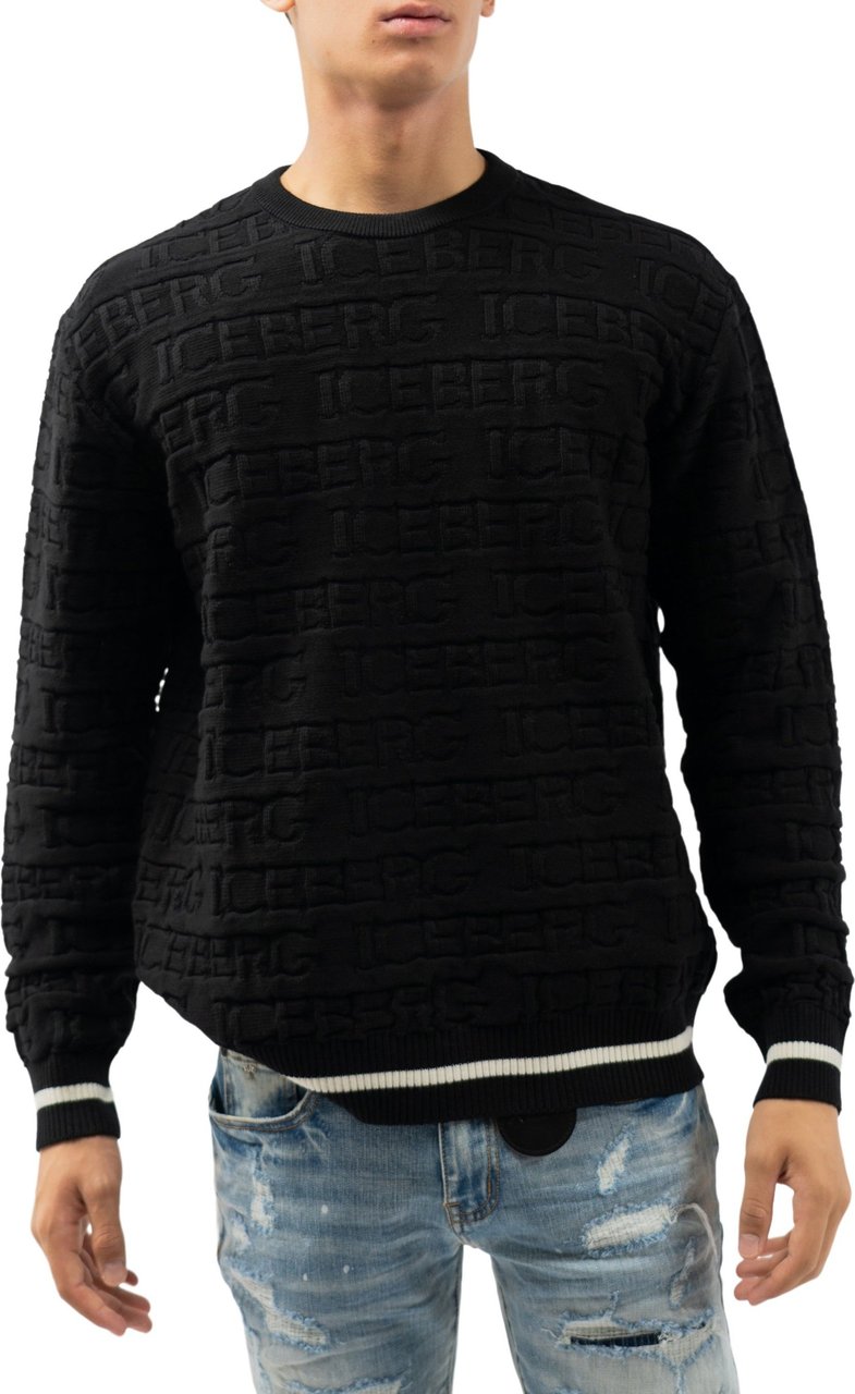 Iceberg Sweaters Black Zwart