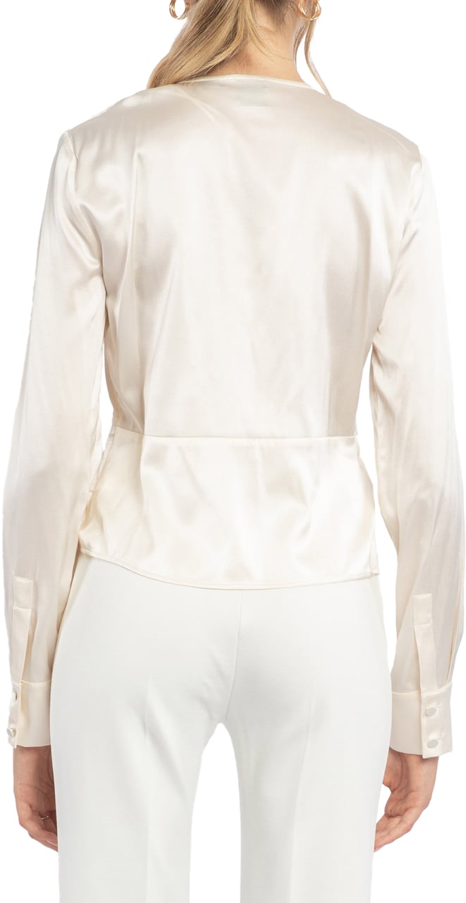 Pinko Shirts Ivory Wit