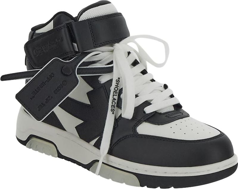 OFF-WHITE Out Of Office High-Top Sneakers Zwart