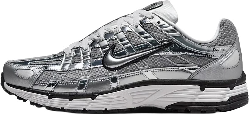 Nike P-6000 Metallic Silver Grijs