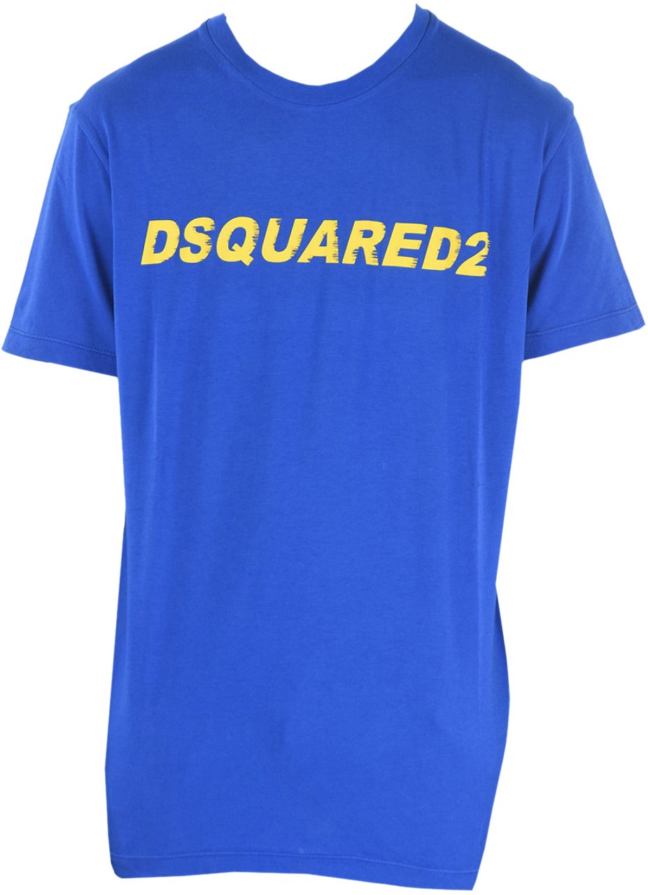 Dsquared2 Cool Fit Logo Printed T-shirt Blauw