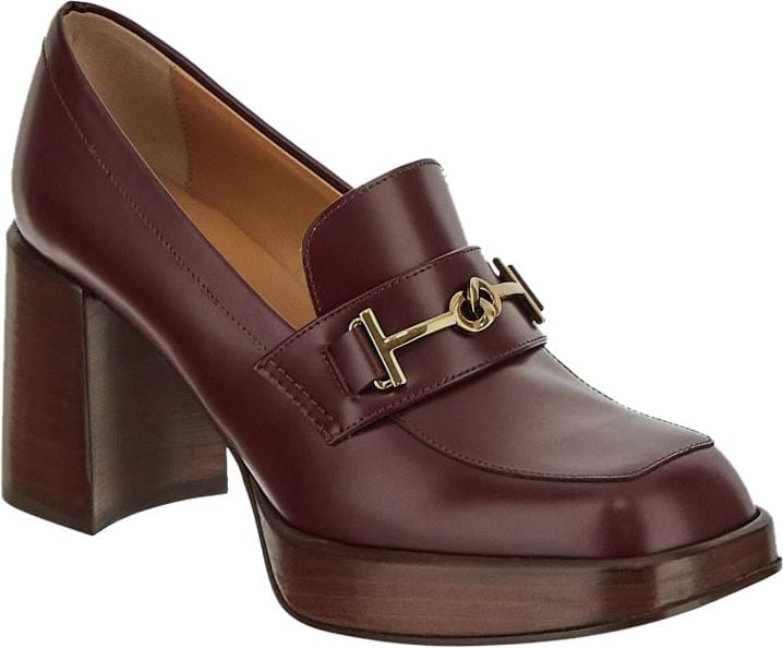 Tod's Heeled Loafers Rood