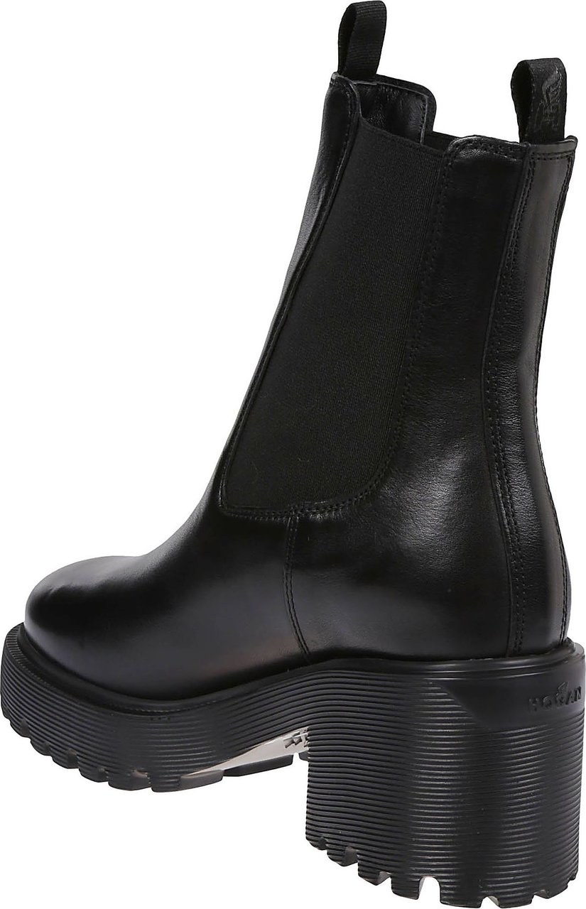 HOGAN H649 Chelsea Ankle Boots Black Zwart
