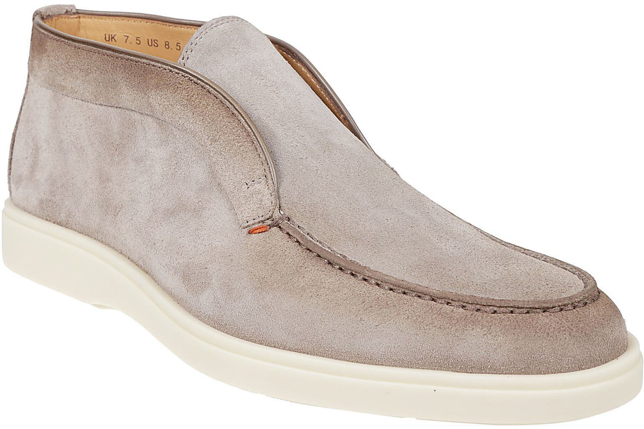 Santoni Digits Slip-on Ankle Boots Brown Bruin