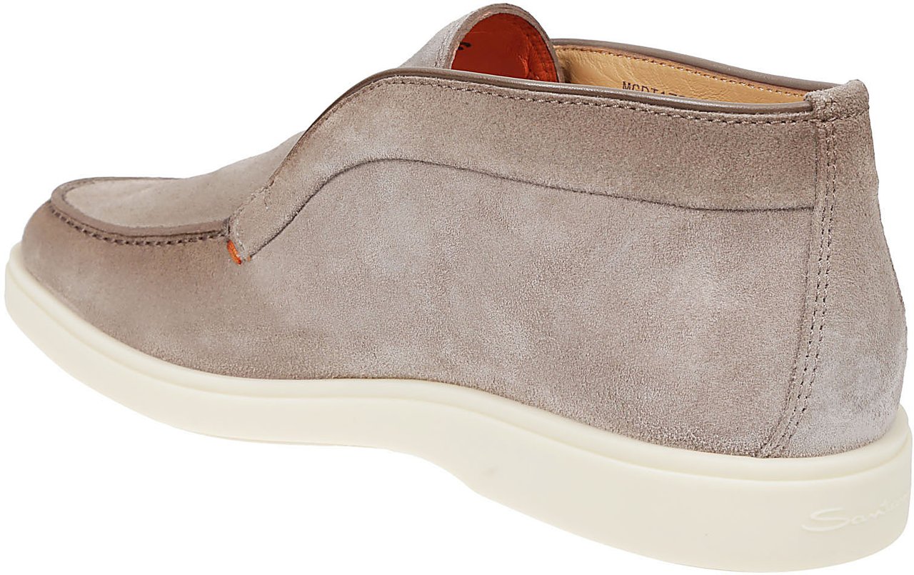 Santoni Digits Slip-on Ankle Boots Brown Bruin