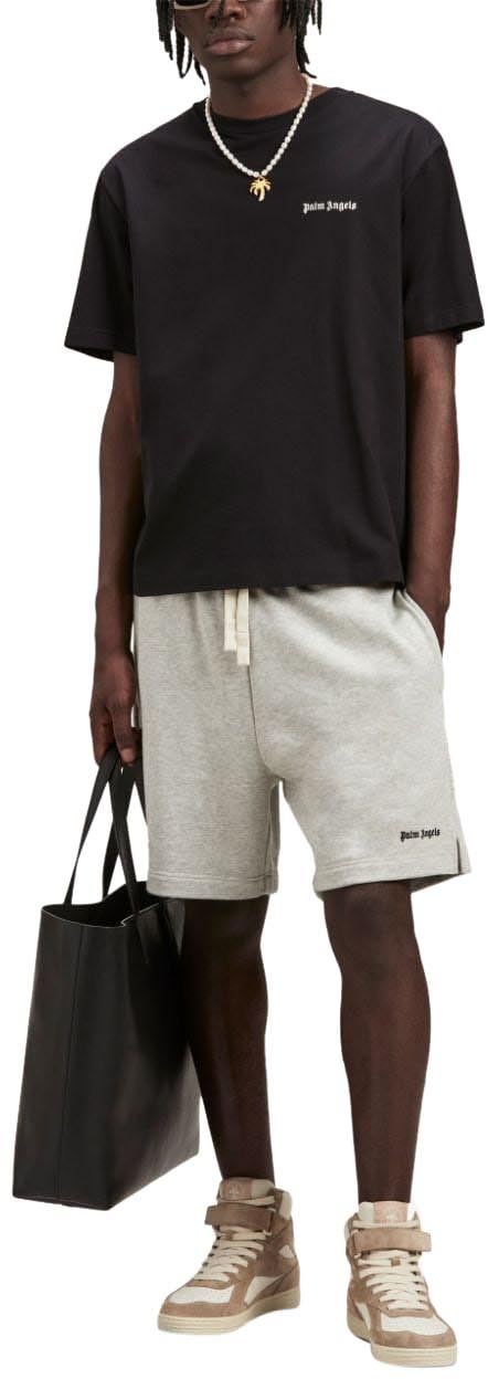 Palm Angels T-shirts And Polos Black Zwart