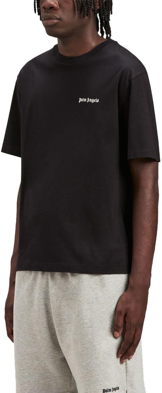Palm Angels T-shirts And Polos Black Zwart