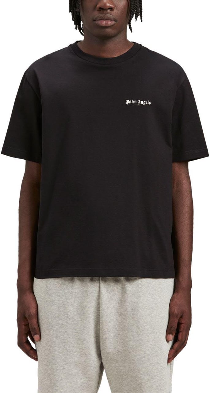 Palm Angels T-shirts And Polos Black Zwart