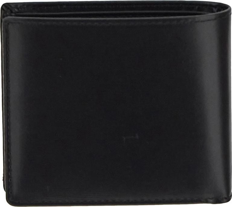Tod's Leather Bi-Fold Wallet Zwart