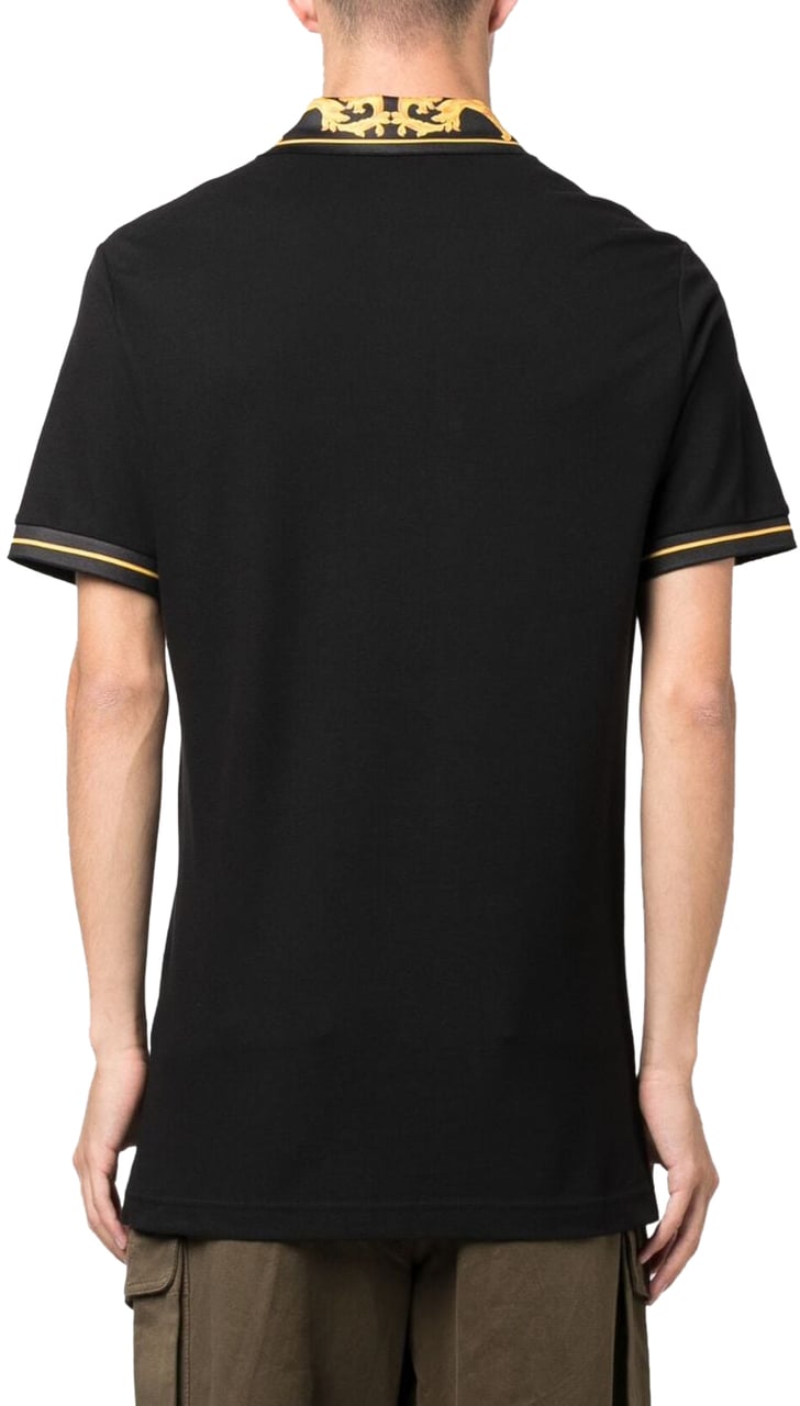 Versace Jeans Couture Chain Couture Polo Zwart