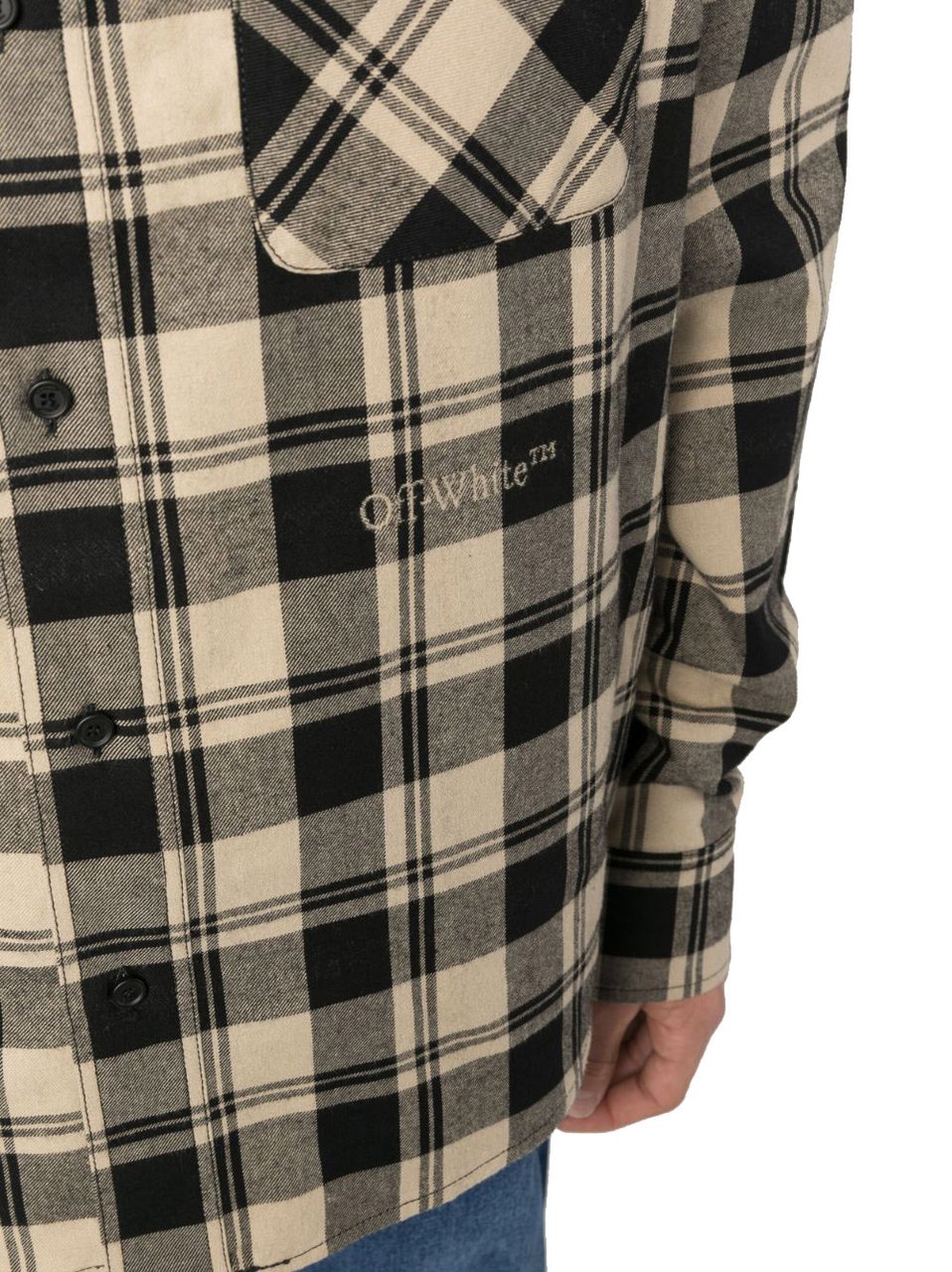 OFF-WHITE Check Flann Shirt Divers