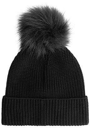 Malelions Knitted Beanie - Black Zwart
