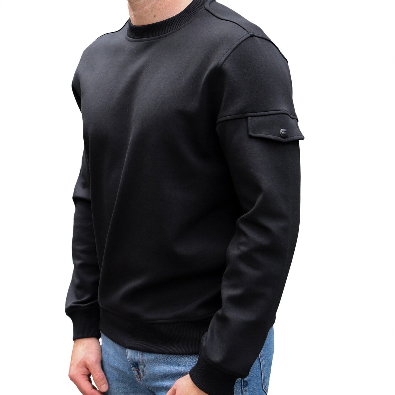 Woolrich Light Fleece Sweatshirt Zwart