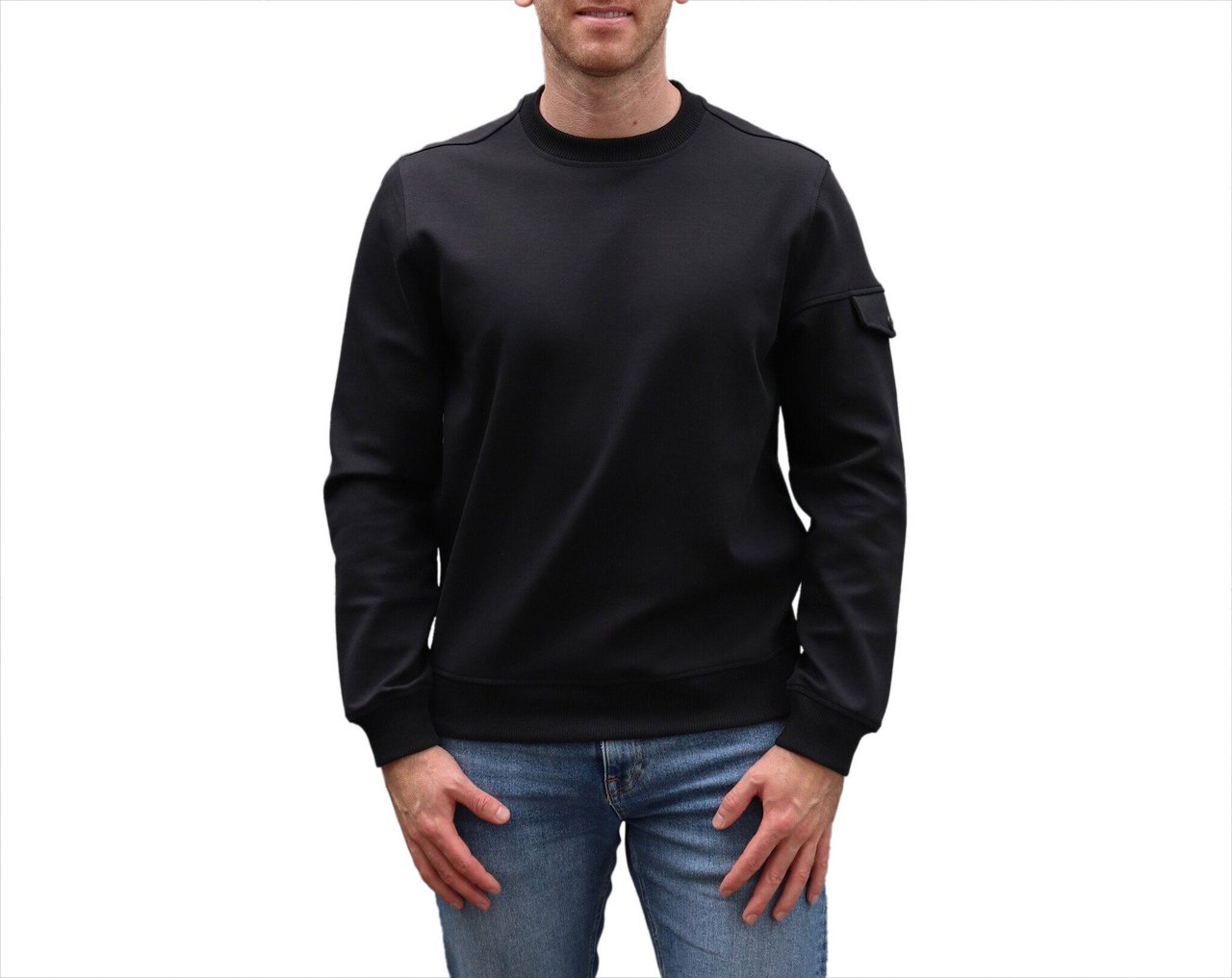 Woolrich Light Fleece Sweatshirt Zwart