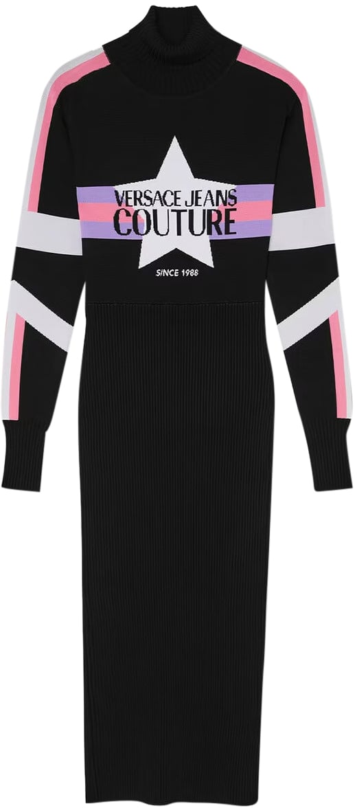 Versace Jeans Couture Vestiti Jurk Zwart