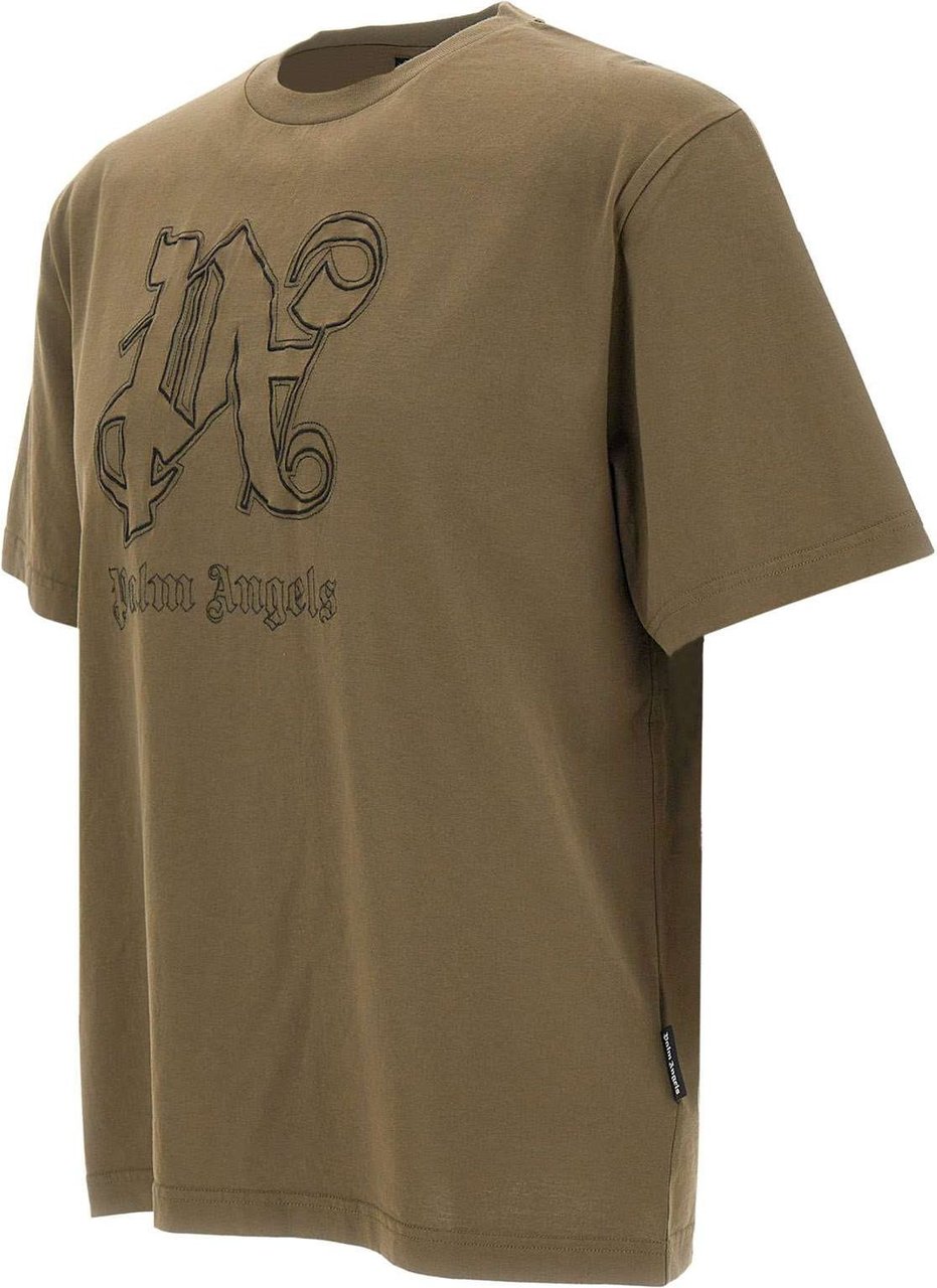 Palm Angels T-shirts And Polos Brown Bruin
