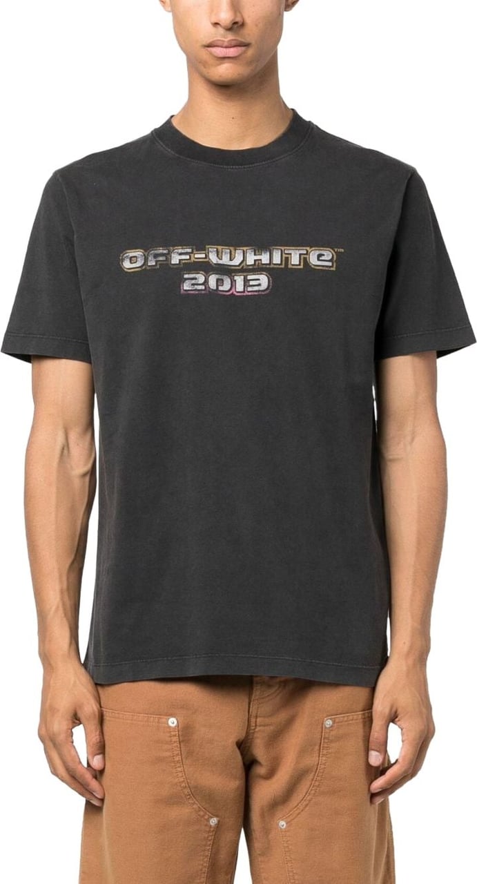 OFF-WHITE Digit Bacchus T-Shirt Zwart