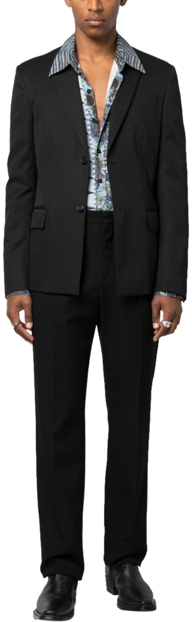 OFF-WHITE Ow Embroidered Strap Relax Zwart