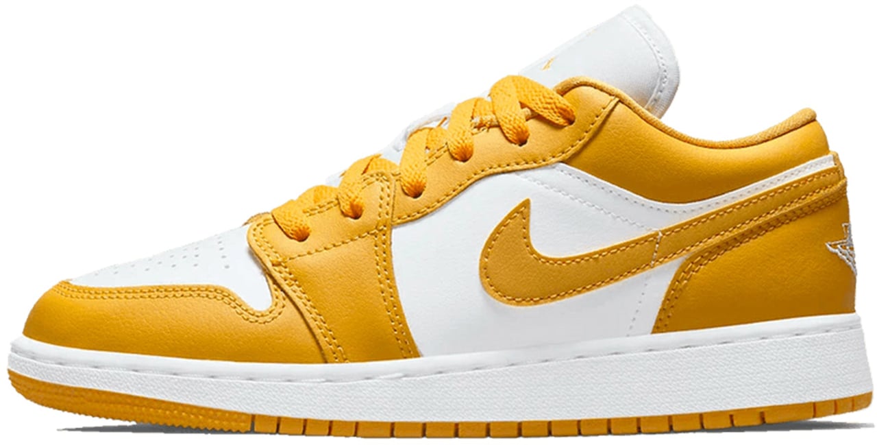 Nike Air Jordan 1 Low Yellow White (GS) Divers
